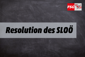 Resolution des SLÖ Oberösterreich