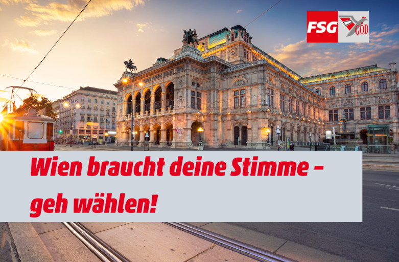 Dein Wien, deine Zukunft – Wählen gehen!