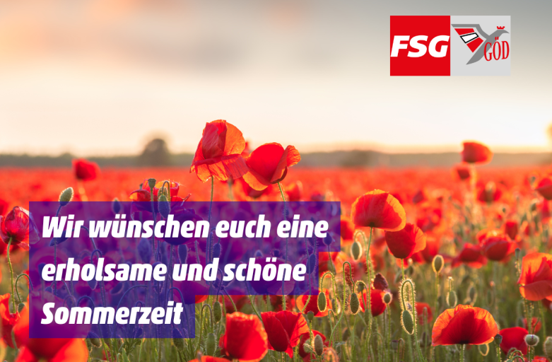 Schönen und erholsamen Sommer wünscht die FSG – GÖD!
