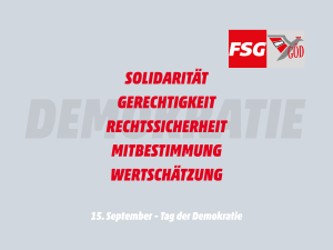 Demokratie braucht einen starken öffentlichen Dienst: Haltung zeigen für unsere Werte
